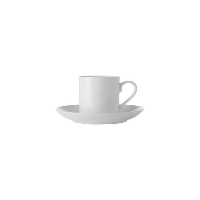 Maxwell & Williams White Basics Straight Demi Cup and Saucer