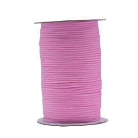 IHKFILAN 1/8Inch Polypropylene Utility Rope Drawstring Hollow Braided PP Rope,Barrier Rope String,Polypro Rope,Golf Courses,Trail Marking,Ski Slopes,Outdoor Concerts,Tie-Downs,328feet(100m) Pink