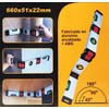 Flexible Magnetic Bubble Level 26" - 4 Bottles: Horizontal Vertical