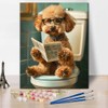 TUMOVO Paint by Numbers Kit for Adults Cute Poodle, Dog