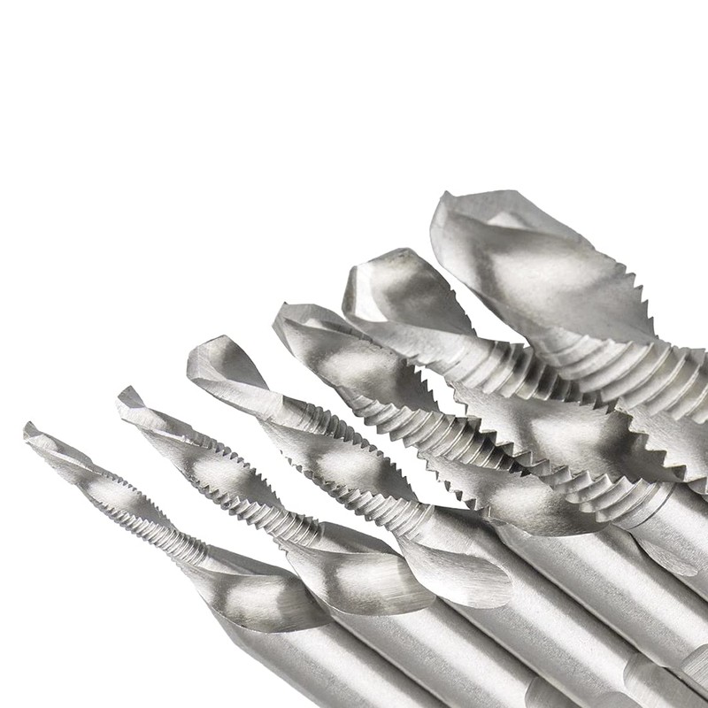 SeonFook 6 Pcs Tap Drill Set Drill Bit Hex Shaft
