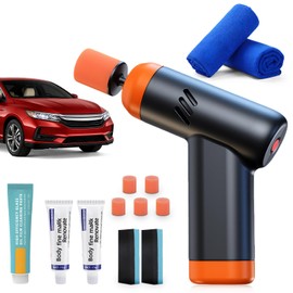 Mini Cordless Polisher for Car Detailing, 13PCS Kit with 5 Polishing Pads