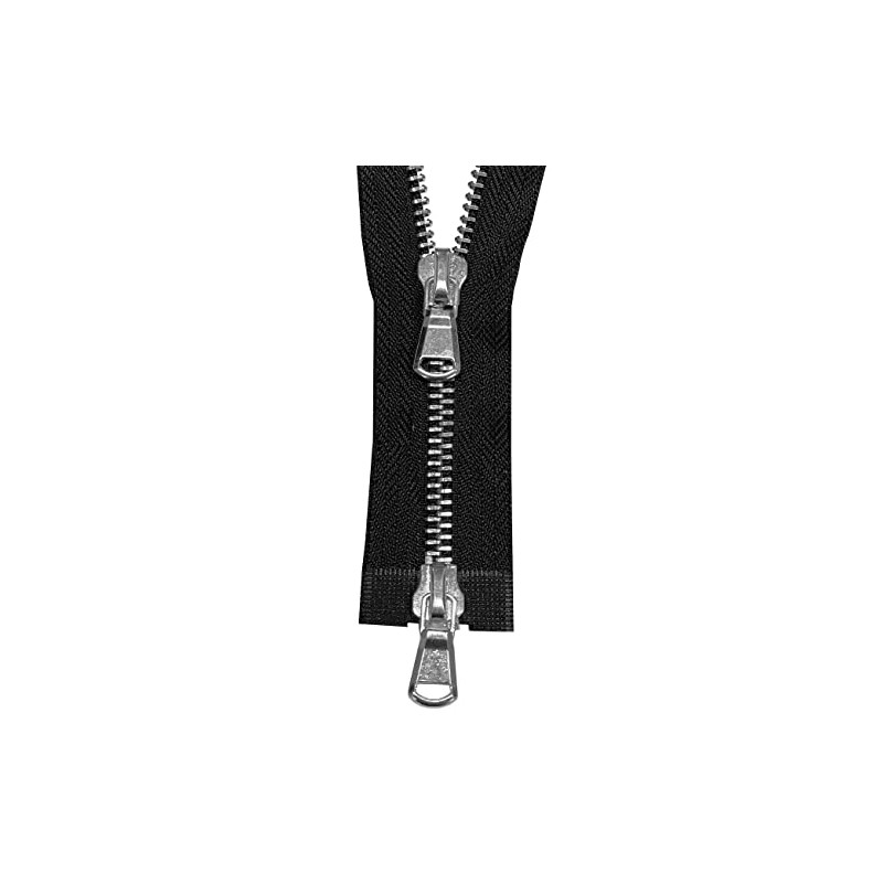 GLOSSY 2-Way Metal Zip – Two-Way Separable 80 cm for
