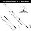 Attic Ladder Pull Down System Kit – Extendable 18"-37" Attic