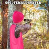 Jeere 2 Pcs Blaze Pink Hunting Vest and Hat Set