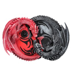 Pacific Giftware 6" Inches Long Inifity Dragon Incense Burner by Spiral Direct - Incense Holder for Both Sticks and Cones, Aromatherapy and Home Décor