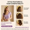 Yellow Glitter Knotted Headband,Women Fashion Sequin Wide Hair Band