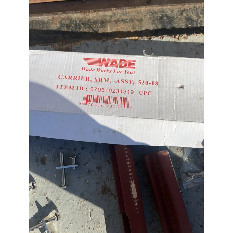 Wade 520-08 Carrier Arm Assembly New In Box