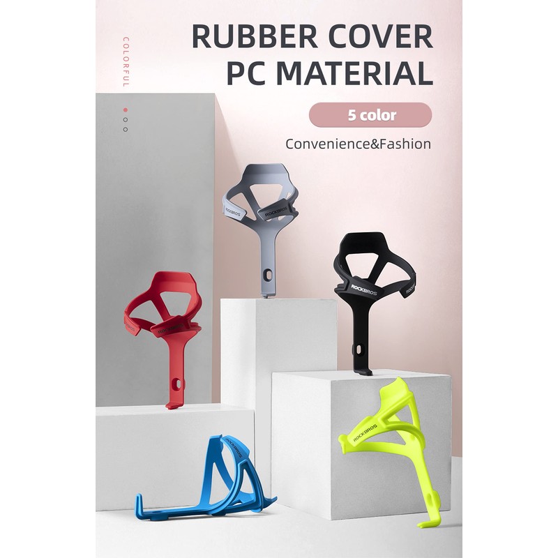 ROCKBROS Bicycle Bottle Cage PC Water Bottle Cage Ultralight MTB