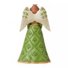 Enesco Jim Shore Heartwood Creek Irish Angel with Shamrock Wing
