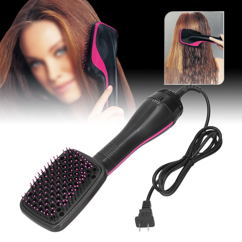 2 in 1 Hair Dryer Comb Brush Wet Dry Dual
