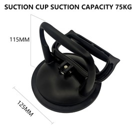 NL HOME Suction Cups Heavy Duty Glass Holder Hooks to Lift Large Glass, Single Hook