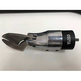 VLOXO Professional Metal Shear Drill Attachment, Sheet Metal Cutter for Drill Attachment with 360° Pivoting Handle, Power Tool Accessory for Curved and Straight Cutting on Steel, Aluminum(Black)