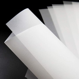 50 Sheets Tracing Paper, a4 Graphite Paper Carbon Paper for Tracing, Design, Graphic, Scrapbooking (Transparent)