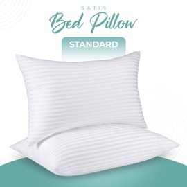 Utopia Bedding Pillows Standard Size Set of 6 (White), 950 Grams Filled Hotel Pillows, Cooling Pillow for Side, Back or Stomach Sleepers
