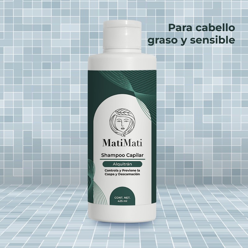 Shampoo Capilar Alquitrán Psoriasis, Caspa Matimati 425ml