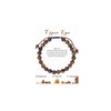 SONNYX 8mm Natural Stone Bracelet for Women Men Crystal Bracelets