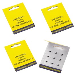 Clipper Universal Flints Fit for All Types Lighters Stone Reliable Ignition for Lighters Fluid Replacement flints Compatible with Most Lighters Flints - 4Pk x 9Flint