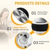 MIFLUS WB03X24360 Gas Stove Knob Stainless Steel Compatible for G-E