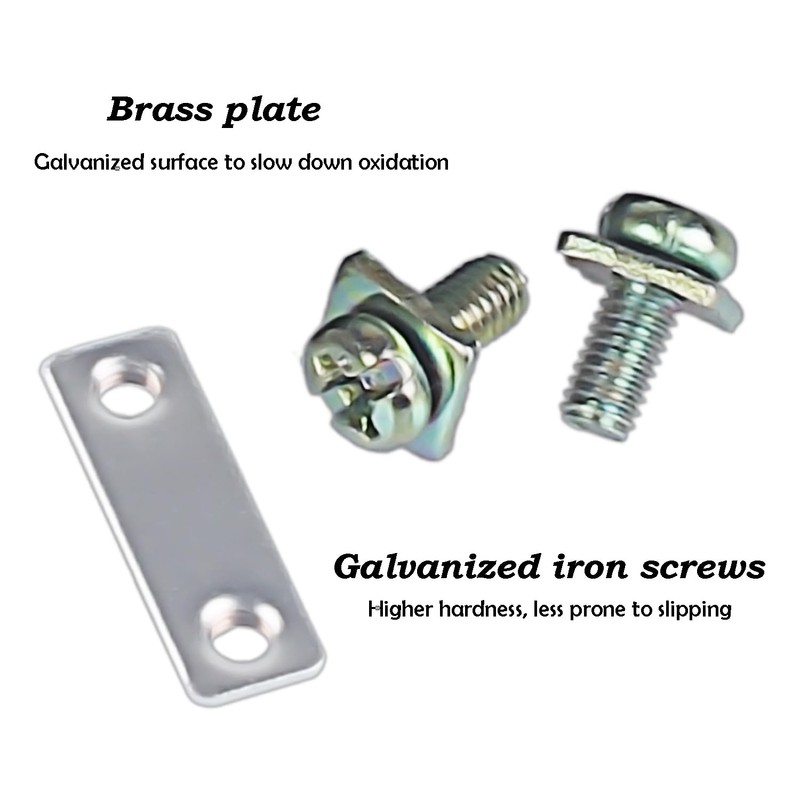 DIANQI 1Pack Terminal Block, 30A 20 Positions Dual Row Screw