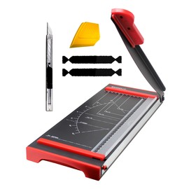 VViViD Ecocut 12 Inches Guillotine Style Paper Craft Cutter W/Ruled Base (Cutter w/Toolkit)