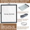 Window Insulation Kit for Winter Adjustable Plastic Insulated Window Cover