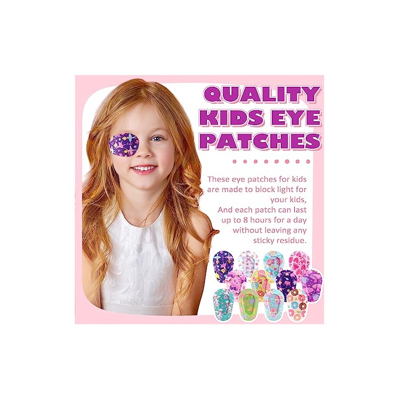 Panelee 60 Parches Adhesivos de Ojos para Niños Parches para