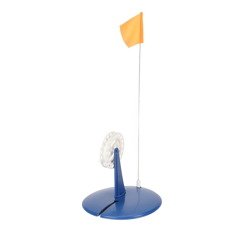 6PCS Ice Fishing Flag Outdoor Sign Portable Tip Up Angler