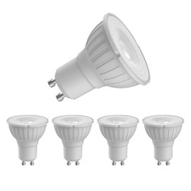 Megaman GU10 Reflector Dimmable LED Lamp, 5.5 Watt, 2800K Colour Temperature, Warm White 5 Packs