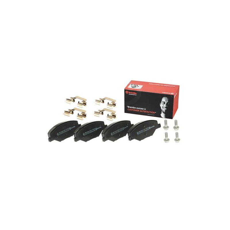 BREMBO Kit De Balatas Bajos Metales Y Zapatas Compatible con