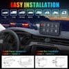 PSLER RGB 8 Gang Switch Panel High Power Multifunction Toggle