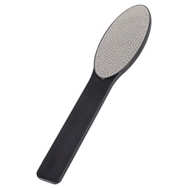 Mikinona Long Handle Foot Scraper Foot Grinding Tool Stainless Steel File for Exfoliating Rough Skin for Random Color