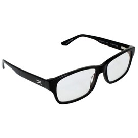 HyperX Spectre 1st Edition - Gaming Eyewear, Blue Light Blocking Glasses, UV Protection, Durable Acetate Frame, Crystal Clear Lenses, Microfiber Pouch, Hardshell Case, Square Eyewear Frame - Black