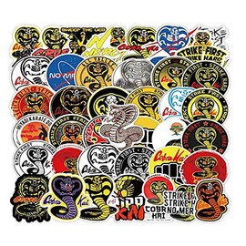 Karate Movie Kid Cobra Snake Decal Vinyl Stickers Assorted Lot of 50 Pieces