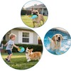 Lyreh 2pcs Dog Pool Toys, 2 Styles Floating Flying Disc