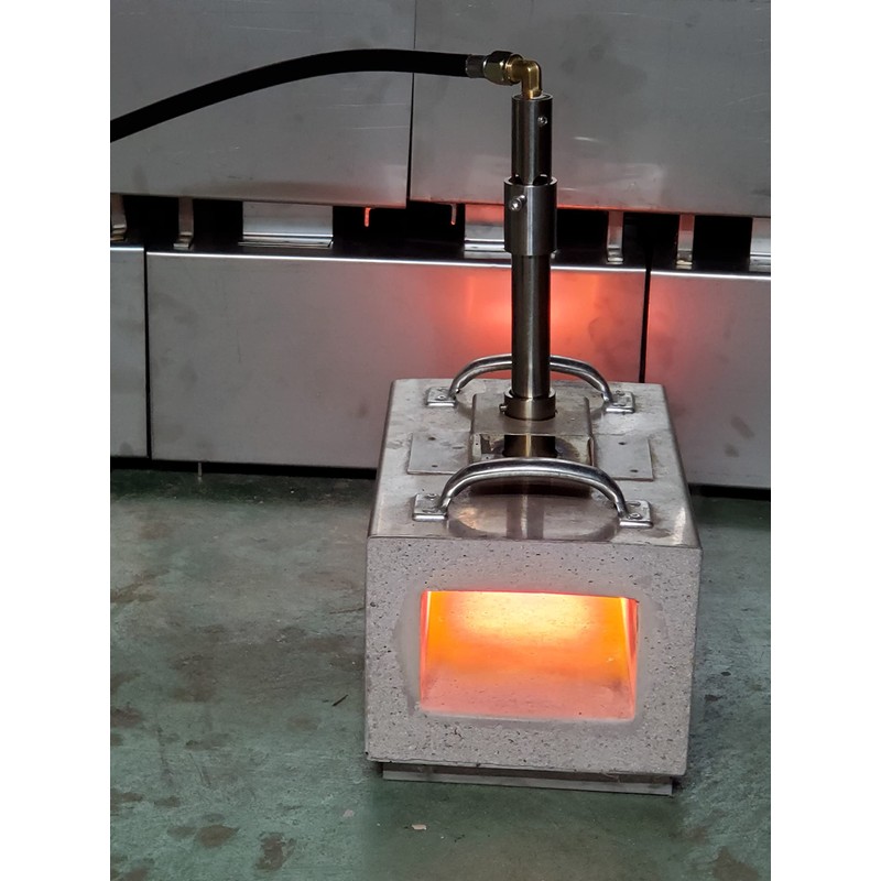 GOEDE G-2-90 Stainless Steel Forge/Foundry Burner with Regulator and Gauge