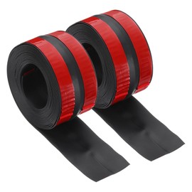 Sourcing Map 126"x1.5" Caulk Tape, Waterproof, Black, 2Pcs