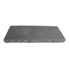 Stone Master Molds, LLC Rubber Mold for Concrete, Slate Texture, Wall Cap Mold, 24"L x 9"W x 2"D