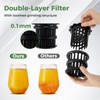 CHEFJOY Cold Press Juicer, 5.3" Wide Feed Chute Easy to