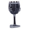 Nemesis Now B5141R0 Black and White Spirit Board Goblet Glass,