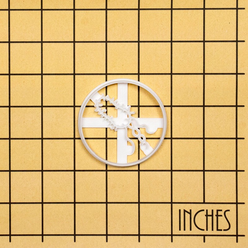 Bacteria Cookie Cutter, 1 Piece. Bakerlogy