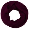 styleBREAKER Fine Rib Knitted Scarf, Plain Loop Scarf, Unisex 01018112