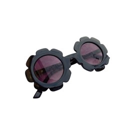 BlinkRite Unisex Sunflower Sunglasses for Kids and Toddlers, Great for Birthday Parties, Outdoor Events, or Children's Gifts (Black)