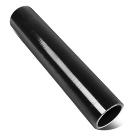 DNA MOTORING SH-2-12-BK 2" to 2" Black 12" Long Straight 3-Ply Silicone Hose for Turbo/Intercooler/Intake Piping