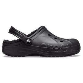 Crocs Unisex Baya Lined Clog Black, Numeric_12 US Men
