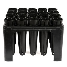 Stuewe & Sons – Deepot 20 Cavity Tray with D40L - 2.7” x 10” Deepot Cells Growing Kit - 2 Pack