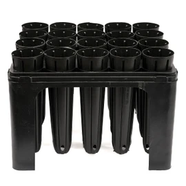 Stuewe & Sons – Deepot 20 Cavity Tray with D40L - 2.7” x 10” Deepot Cells Growing Kit - 2 Pack