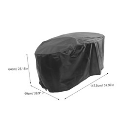 Generic Outdoor Cover for Garden Pool and Tank Easy to Install Year from Rain and Sun for Various Outdoor Uses