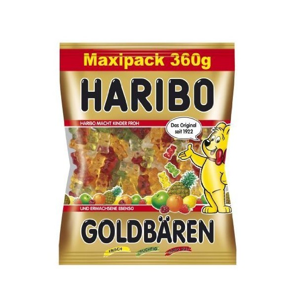 Haribo Gold-bears Maxipack 360g Gold-Baren