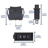 VEXUNGA Rocker Switch 3 Position Rocker Switch 3-Pin On/Off/On 15A